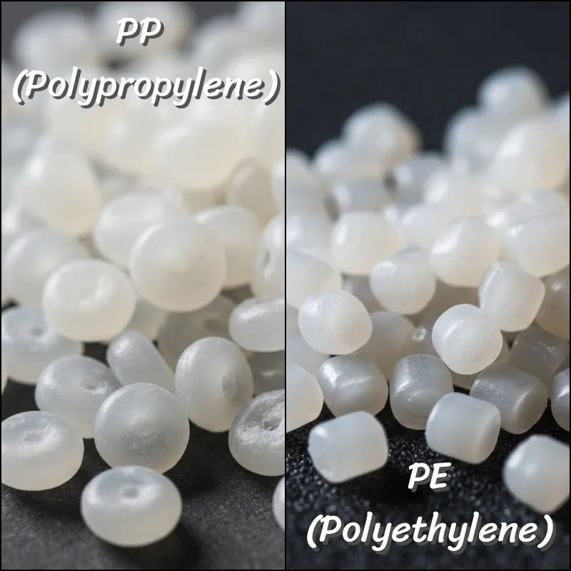 เปรียบเทียบเม็ดพลาสติก PP กับ PE